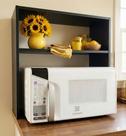 Suporte de parade nicho suspenso com prateleira mdf premium para microondas forno albergoni preto Suporte de parade nicho suspenso com prateleira mdf premium para microondas forno albergoni preto