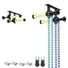 Suporte de Parede 2-Axle com Correntes para Fundo Infinito