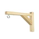 Suporte De Parede 30cm Mão Francesa De Madeira Para Vaso