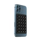 Suporte De Parede Adesivo Minimalista Quadrado Portátil Com Ventosas De Silicone Pretas
