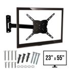 Suporte De Parede Biarticulado Para Tv E Monitor 23 A 55 Polegadas Mxt Universal com Parafusos