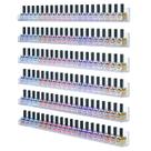 Suporte de parede de esmalte FEMELI 60 cm de acrílico transparente 130-180 garrafas