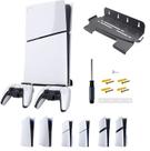 Suporte De Parede Em Aço Para Playstation 5 Fat Slim Pro PS5 Base Preto