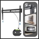 Suporte de Parede Fixo para TV 32 a 77 até 50kg Slim Trava N01V4 Elg
