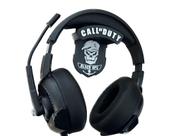 Suporte De Parede Headset call of duty Com Fita Dupla Face black ops preto