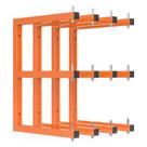 Suporte de parede Lumber Rack Acools, pacote com 4 unidades, capacidade de 1320 libras