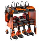 Suporte de parede modular para organizador de ferramentas elétricas CCCEI com 8 saídas