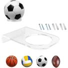 Suporte de Parede para Bola de Futebol Basquete Volei - acrilico