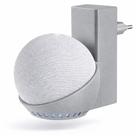 Suporte de Parede para Caixa de Som Inteligente Compatível com Echo Dot 5ª Geração Organização de Cabos Instalação Sem Furar Suporte para Tomada