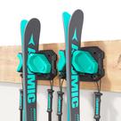 Suporte de parede para esqui e snowboard Skifavs Garage Storage Green 2Pk