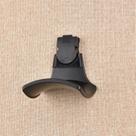 Suporte de parede para fones de ouvido em tecido para divisória de escritório, preto Suporte de parede para fones de ouvido em tecido para divisória de escritório, preto