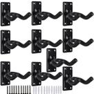 Suporte de parede para guitarra, pacote com 10 unidades, gancho de metal resistente Sound Harbor