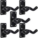 Suporte de parede para guitarra Sound Harbor, pacote com 5 unidades, preto