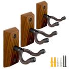 Suporte de parede para guitarra Zebra Wood em forma de U para acústica elétrica