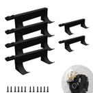 Suporte de parede para Lego Speed Champions TEYOUYI Black (6 unidades)