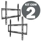 Suporte De Parede Para Televisão 23 a 63 Polegadas Universal Até 50 kg Kit Com 2