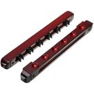 Suporte de parede Pool Cue Rack de madeira para 6 tacos Suporte de parede Pool Cue Rack de madeira para 6 tacos