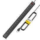 Suporte de parede Power Strip Kungfuking de 16 tomadas de 3 m com disjuntor