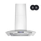 Suporte de parede Range Hood FIREGAS 76cm 400m³/h em aço inoxidável Suporte de parede Range Hood FIREGAS 76cm 400m³/h em aço inoxidável