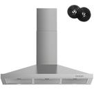 Suporte de parede Range Hood FIREGAS de 36 polegadas em aço inoxidável 450 CFM