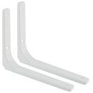 Suporte de parede SAYAYO L 30x25x3 cm Heavy Duty Metal White (2)