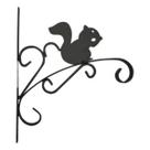 Suporte de Parede Vasos ESQUILO (30cm) Preto TOP GARDEN