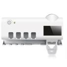 Suporte De Pasta Dente Automatico Uv Luz Esterilizador Adaptador Escova De Dentes Titular Limpador