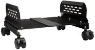 Suporte de piso de metal para computador de mesa móvel Syba