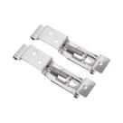Suporte De Placa De Licença De Carro Em Aço Inoxidável Com Molas, 6 PCS, Clips Retangulares Para