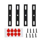 Suporte De Placa De Licença Sem Moldura À Prova De Intempéries 4PCS Para Carro, Frente E Traseira Suporte De Placa De Licença Sem Moldura À Prova De Intempéries 4PCS Para Carro, Frente E Traseira