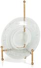 Suporte de placa de tripé decorativo e suporte de arte Easel Gold 14 cm