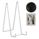 Suporte de placa: expositor DIDUDIDU, metal de 25 cm de altura, pacote com 2 unidades Suporte de placa: expositor DIDUDIDU, metal de 25 cm de altura, pacote com 2 unidades