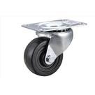 Suporte de placa giratório de borracha macia Caster PROJEX 7,6 cm e 79 kg