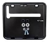 Suporte De Placa Preto Modelo Novo - Padrão Mercosul