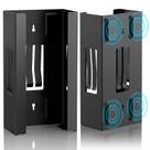 Suporte de porta-luvas Magnetic Mxsapve Wall Mount Black Metal Suporte de porta-luvas Magnetic Mxsapve Wall Mount Black Metal