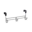 Suporte De Porta Para Toalhas 3 Ganchos Black 2582 Arthi