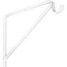 Suporte de prateleira e haste NATIONAL N224-501 Esmalte branco Suporte de prateleira e haste NATIONAL N224-501 Esmalte branco