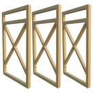 Suporte De Prateleira Estilo Industrial Kit Três Peças 20x37 Suporte De Prateleira Estilo Industrial Kit Três Peças 20x37