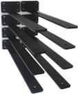 Suporte de prateleira MHMYDZ 14 cm Black Iron Rustic Industrial x8 Suporte de prateleira MHMYDZ 14 cm Black Iron Rustic Industrial x8