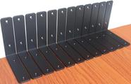 Suporte de prateleira MHMYDZ L 6 x A 6 x L 1,5 cm, ferro preto, pacote com 12 Suporte de prateleira MHMYDZ L 6 x A 6 x L 1,5 cm, ferro preto, pacote com 12