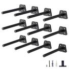 Suporte de prateleira NEODROP, pacote com 12, 10 cm, Hidden Heavy Duty