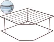 Suporte De Pratos Organizador Horizontal 2 Níveis Lavanda