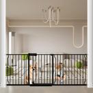 Suporte de pressão Baby Gate Fairy Baby Extra Wide Black 182-194 cm