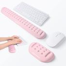 Suporte de pulso e conjunto de descanso de pulso para mouse Univo Colors Pink Suporte de pulso e conjunto de descanso de pulso para mouse Univo Colors Pink