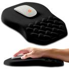 Suporte de pulso para mouse pad Armanza Ergonomic Slope Preto 30x20cm