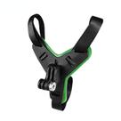 Suporte de queixo de capacete de motocicleta para câmera esportiva - verde Suporte de queixo de capacete de motocicleta para câmera esportiva - verde