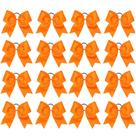 Suporte de rabo de cavalo Cheer Hair Bows OAOLEER de 8 polegadas (16 unidades) laranja