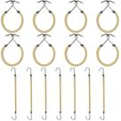 Suporte de rabo de cavalo estilizado para gravata de cabelo Hotop Elastic x15