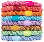 Suporte de rabo de cavalo Hair Ties L. Erickson Grab & Go, pacote com 8