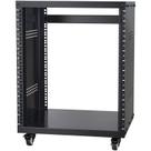 Suporte de rack AV VEVOR 12U com rodas giratórias e painéis laterais